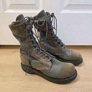 Corcoran Green Suede Lace Up Outdoor Grunge Resistant Maurauder Boots Size 7.5